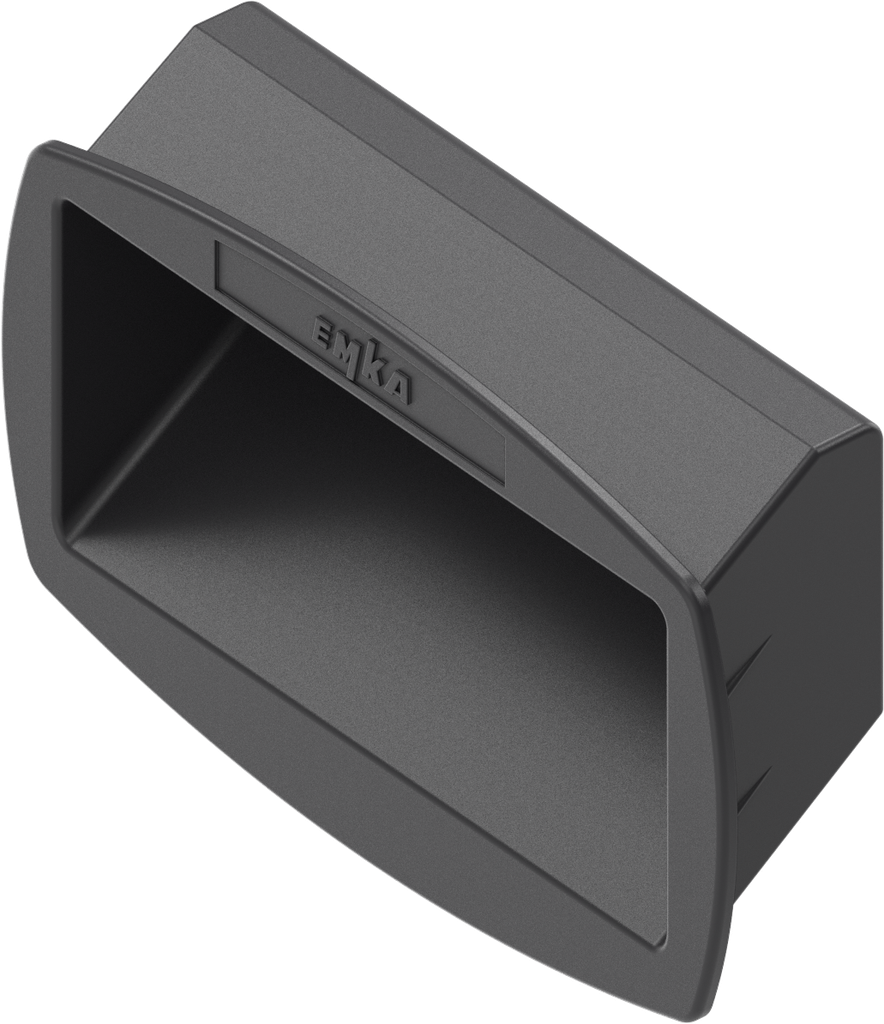 embase de poignée pour Ts 1,2 - 1,6 mm, polyamide noir