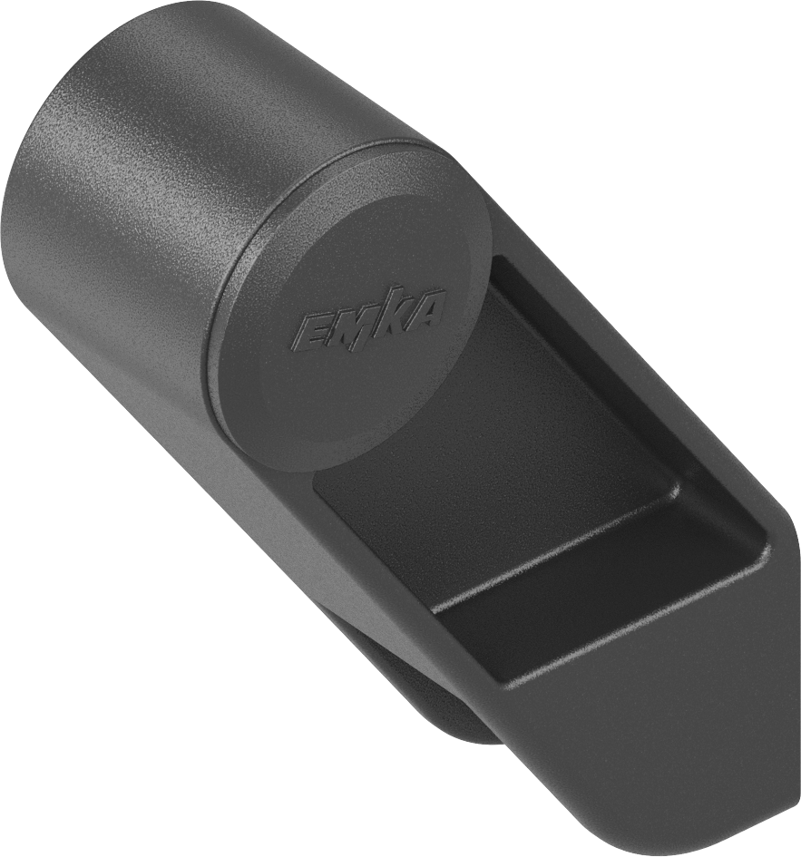 Eindstuk, polyamide zwart