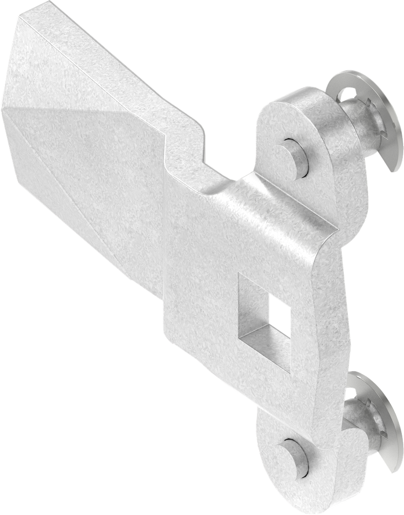 Lengüeta con conexión de varillas, acero galvanizado