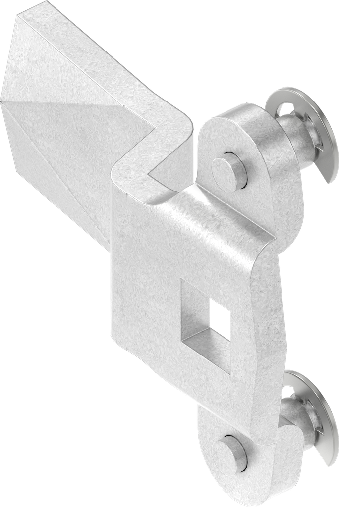 3-point cam, Steel zinc-plated
