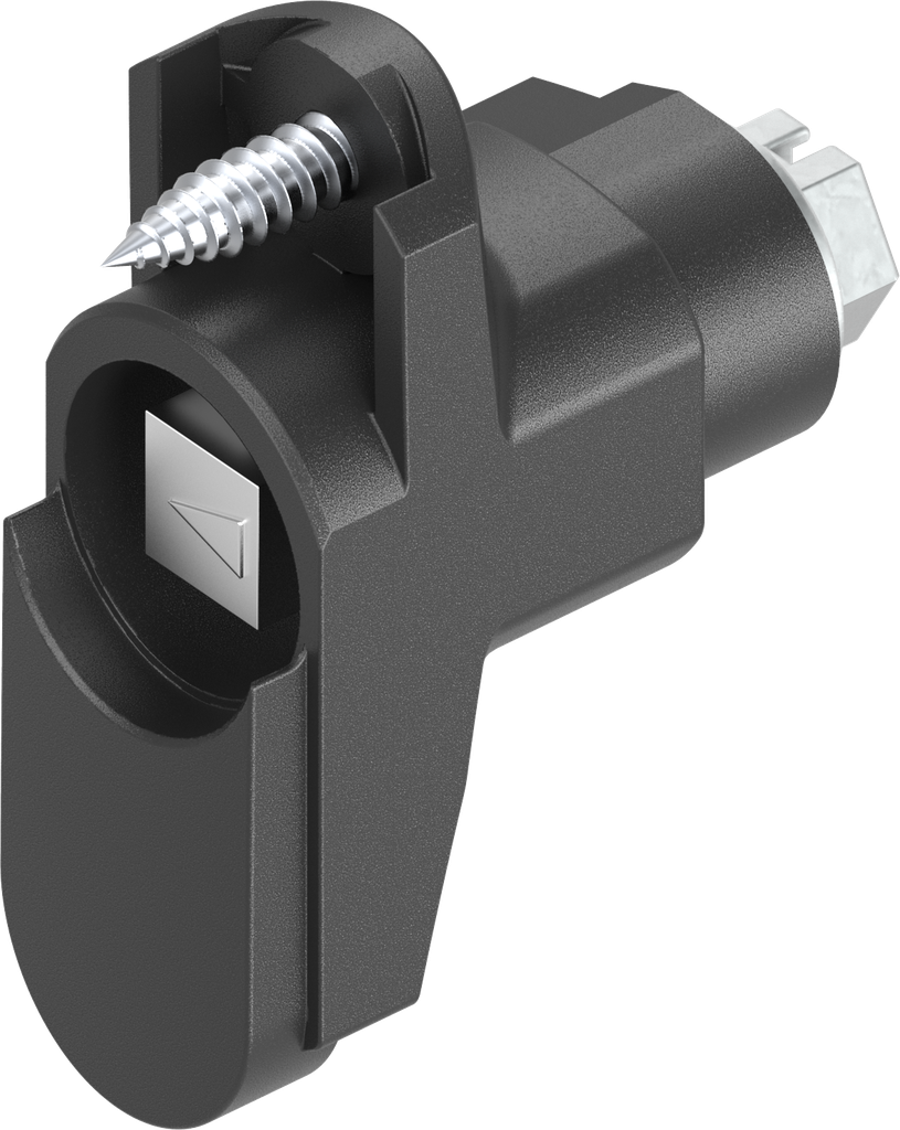 module avec rotor carré 8, polyamide GF noir