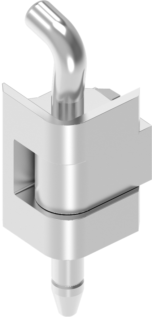 charnière 180°, inox AISI 316