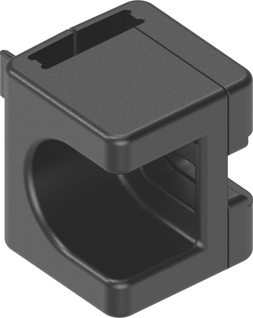 Rod guide for flat rod 14 x 3, Polyamide black