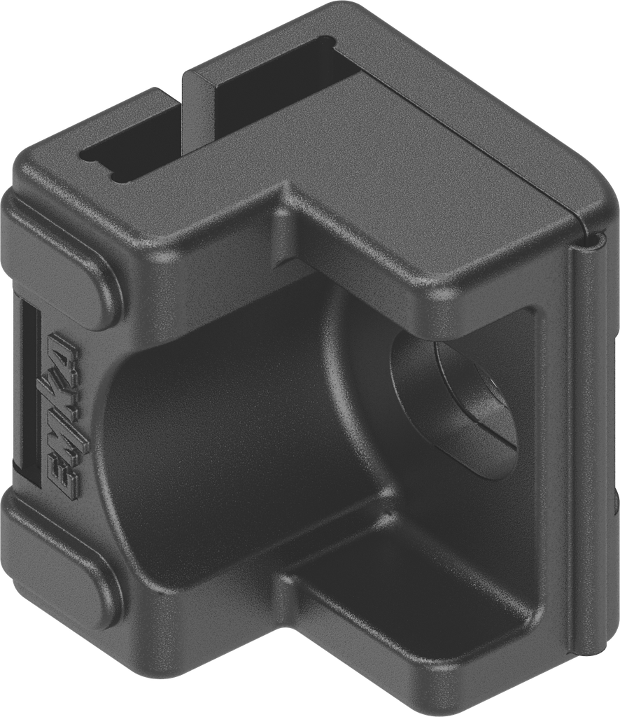 Rod guide for flat rod 14 x 3, Polyamide black