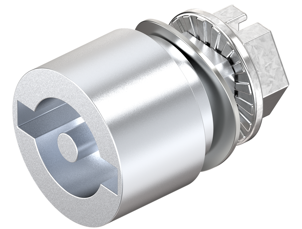 rotor double barre 3, zamak chromé