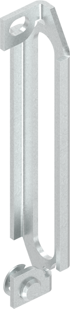 Congiuntore per serratura con astine corte, acciaio zincato