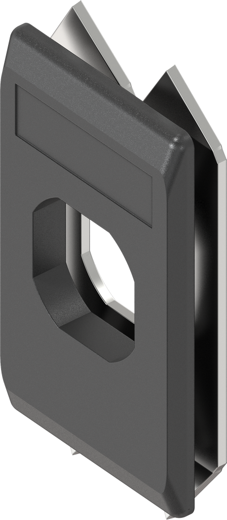 capotage pour quart de tour, programme 1000, polyamide GF noir