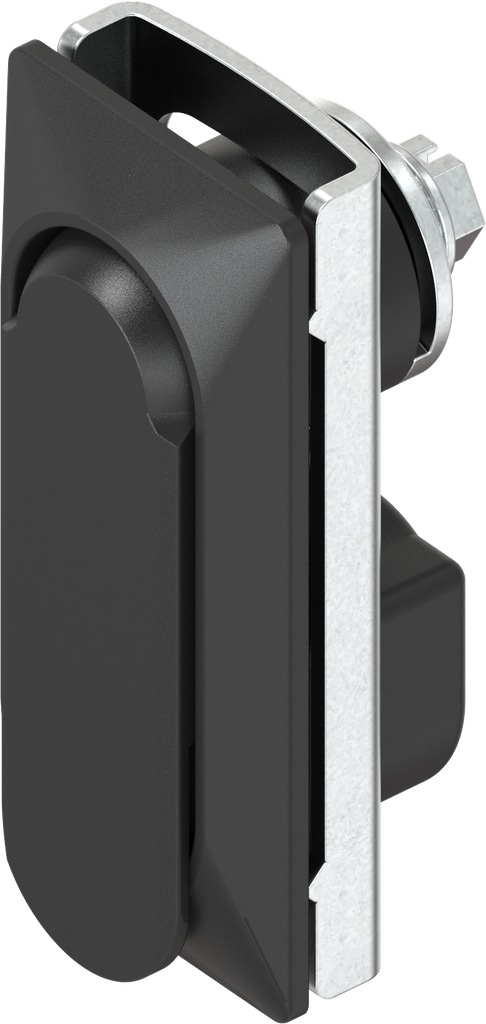 poignée escamotable 1152 aveugle, zamak époxy noir