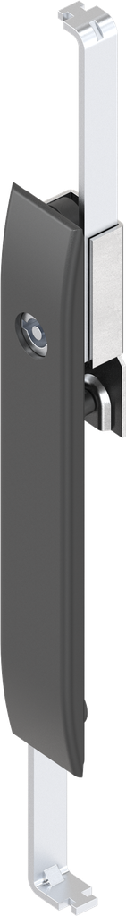 capotage avec crémones avec rotor double barre 5, polyamide GF noir