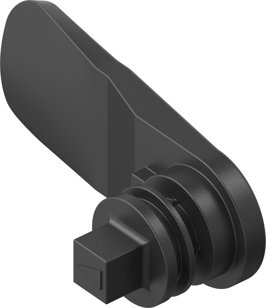 came carré 7, polyamide GF noir