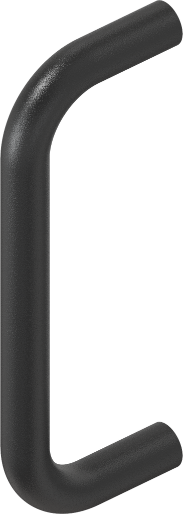 Bow-type handle, Steel black plastic-coated