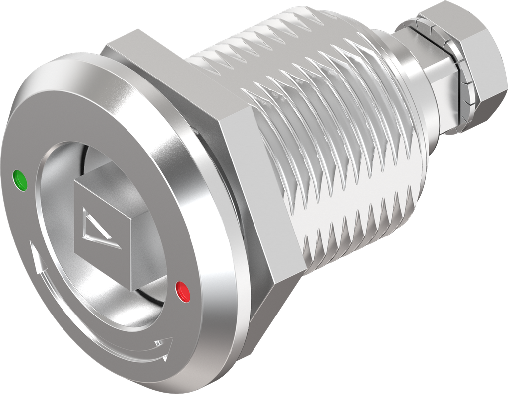 Draai-span-slot vierkant 8, RVS 316