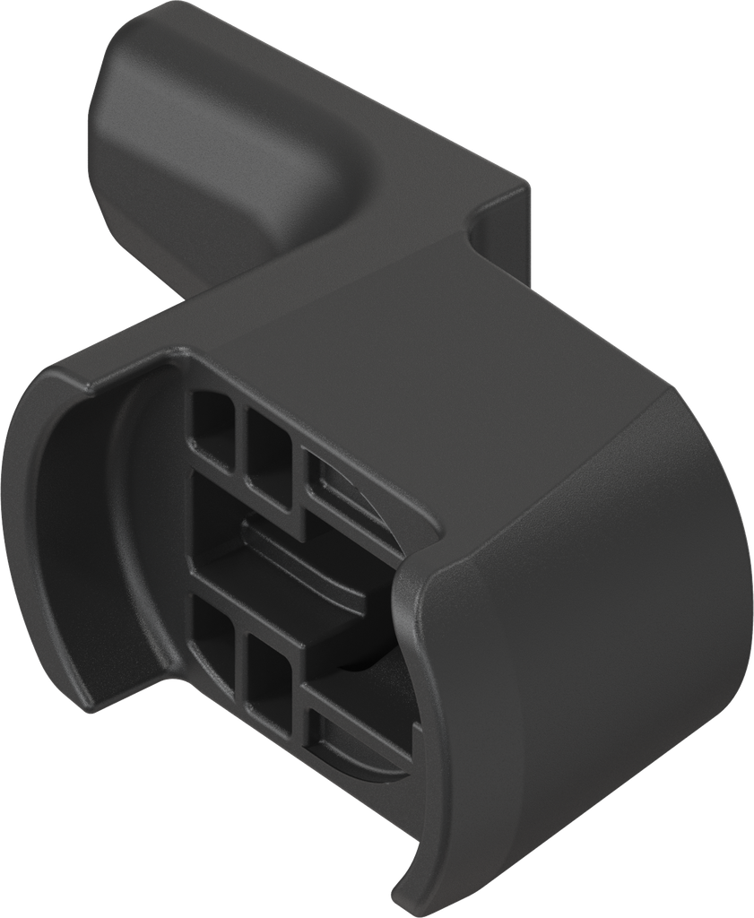 came d'encliquetage H =24 mm, polyamide GF noir