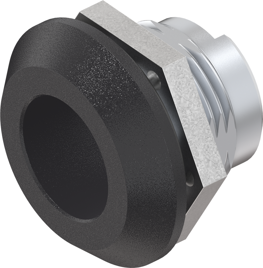 Carcasa, inyectada, zamak recubierto de polvo negro