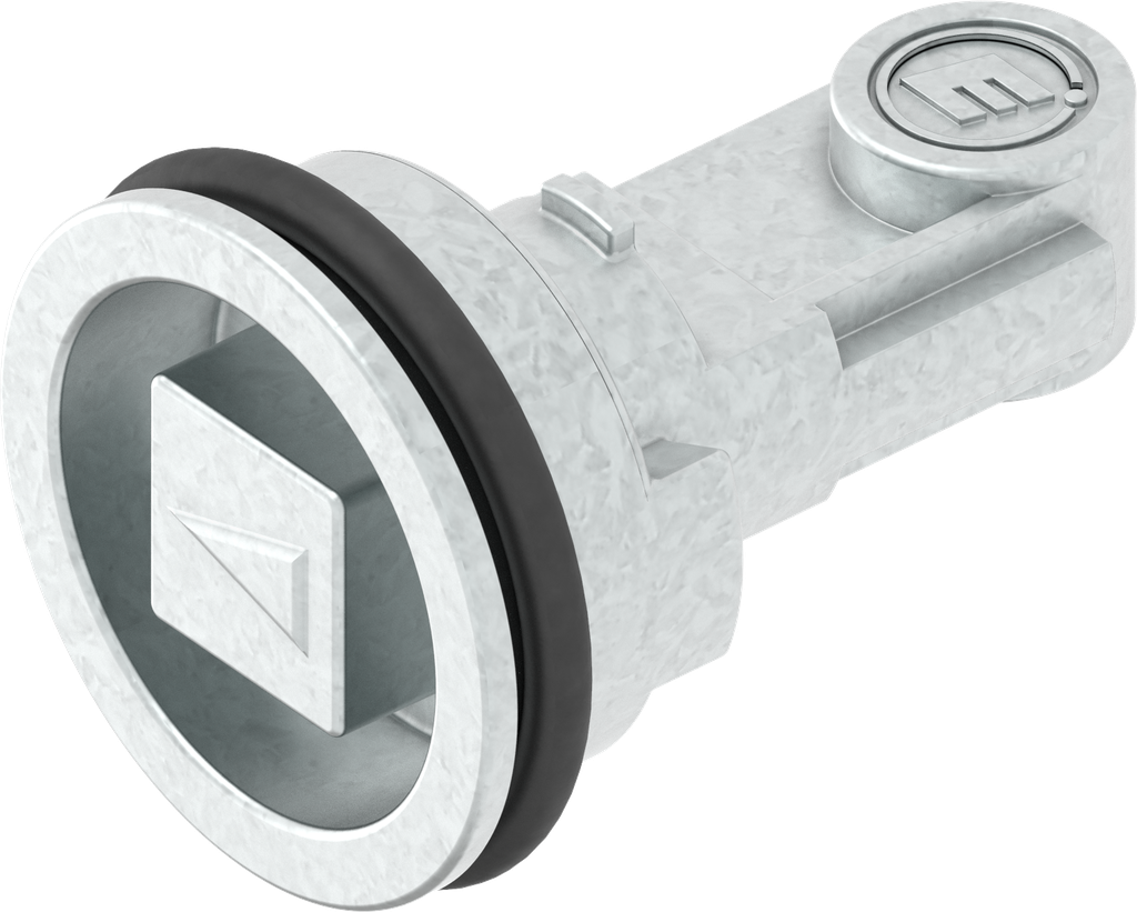 Betätigung Vierkant 8 für Schnellmontage, GD-Zn verzinkt