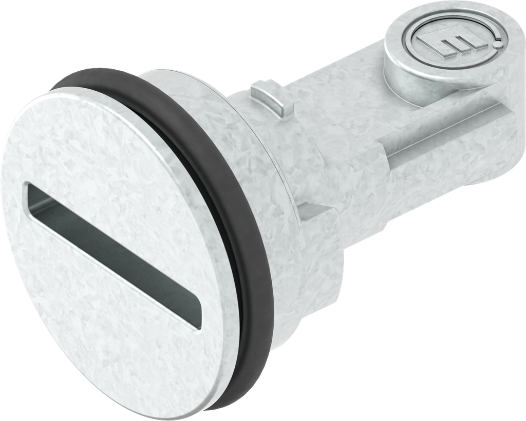 Inserto intaglio 2x4 per montaggio rapido, zama zincato